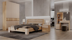 Стол туалетный Ленора, Дуб вотан/Кашемир